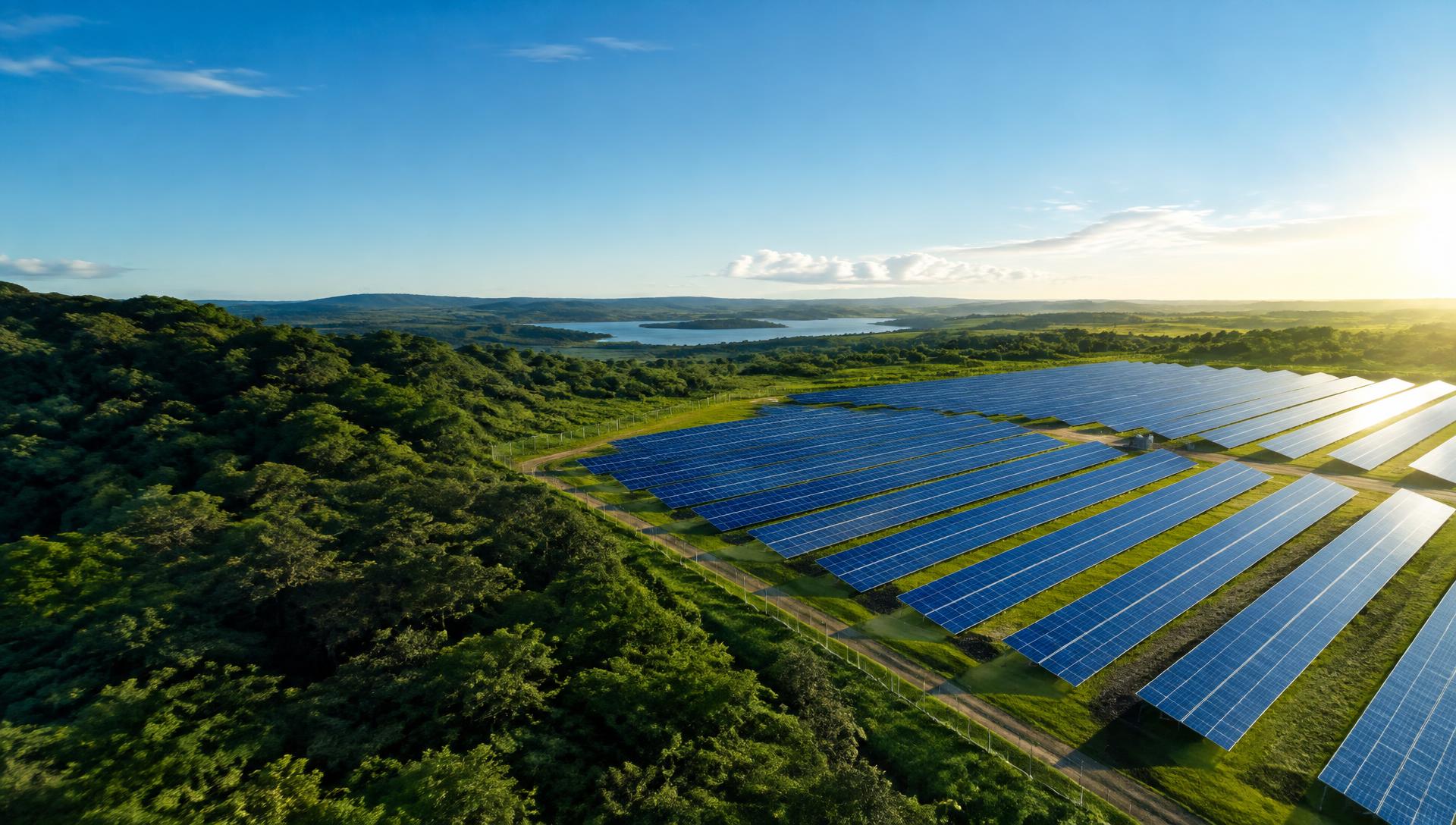 Usina solar compartilhada da Reduz Energia